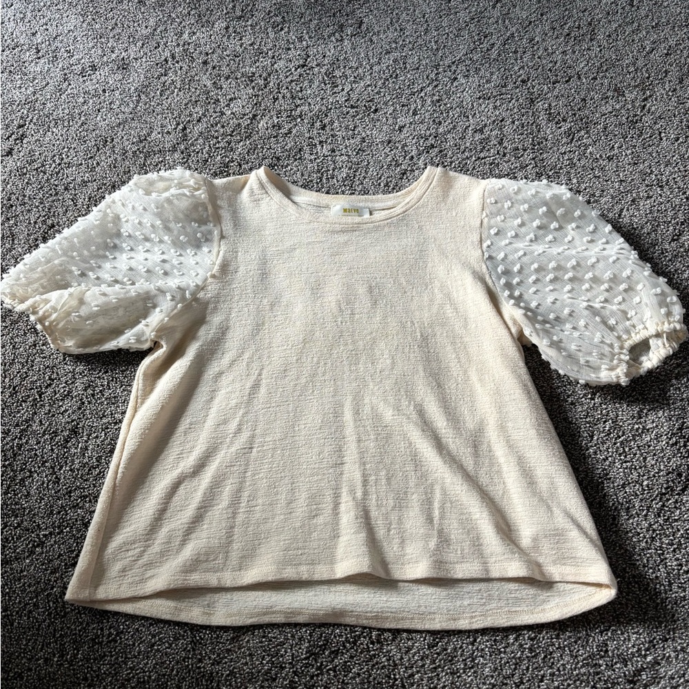 Maeve By Anthropologie Puff Sleeve Shirt
